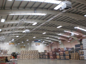 Intelligent Energy Saving Lighting installed at Diageo PLC, Mallusk by REI Services Ltd